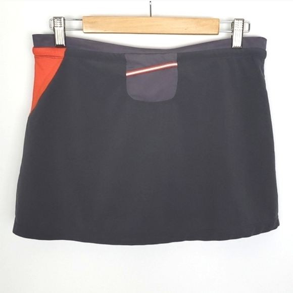 ⭐️3/ $30⭐️ MPG Women's Athletic Skirt Skort Grey Orange Size M - Picture 2 of 9